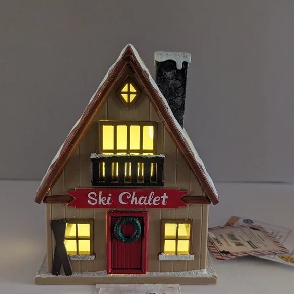 Target Bullseye Playground Christmas Village 4pc Set Gingerbread House Cocoa - Picture 4 of 15